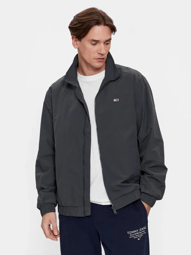 Tommy Hilfiger Tjm Essential Jacket Ext Ανδρικό Μπουφάν Γκρι