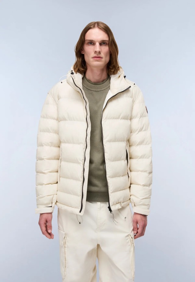 Napapijri A-Terez Beige Dimity, Ανδρικό Μπουφάν Μπεζ
