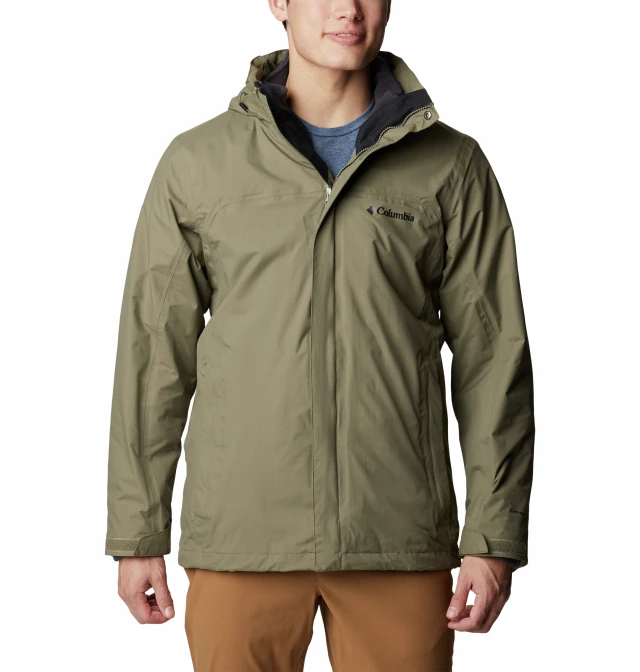 Columbia Pike Lake Hooded Jacket Ανδρικο Μπουφαν Λαδι