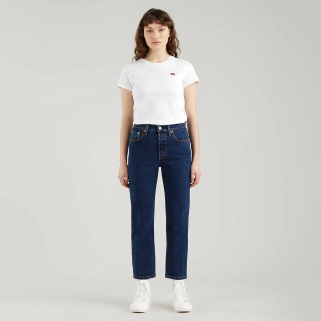 Levis 501 Crop Salsa Γυναικειο Παντελονι Τζιν Stone Wash