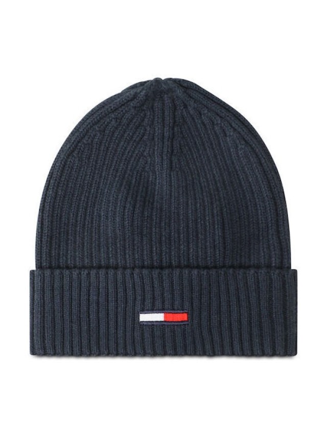 Tommy Hilfiger Tjm Flag Rib Beanie Σκουφοσ Μπλε
