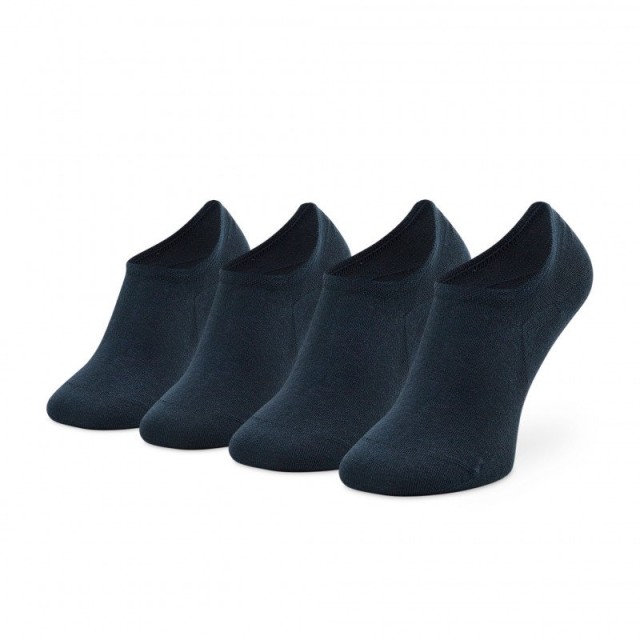 Tommy Hilfiger Th Men Footie 2p Ανδρικές Κάλτσες  2Pack Μπλε