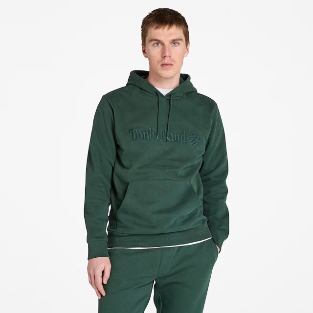 Timberland Hampthon Hoodie Green Gables Ανδρικό Φούτερ  Κυπαρισι