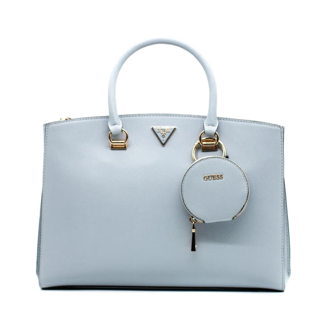 Guess Alexie Lrg Girlfriend Satchel Γυναικεια Τσαντα Σιελ