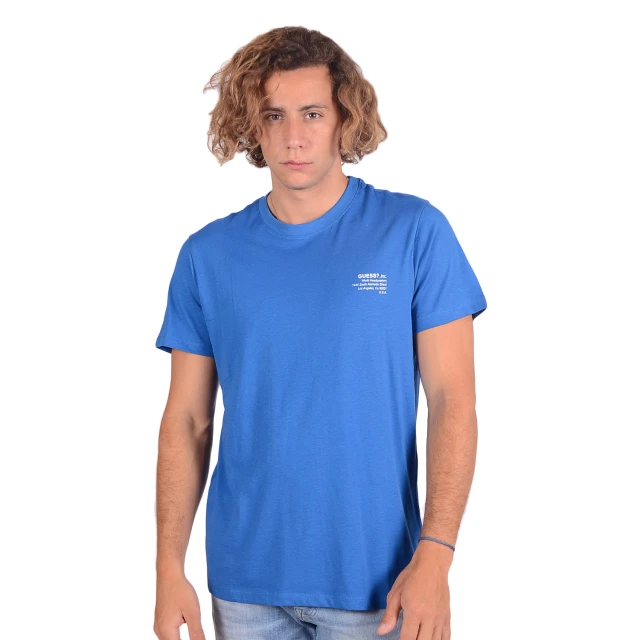 Guess Organic Basic Cn Ss Tee Ανδρικη Μπλουζα Poya