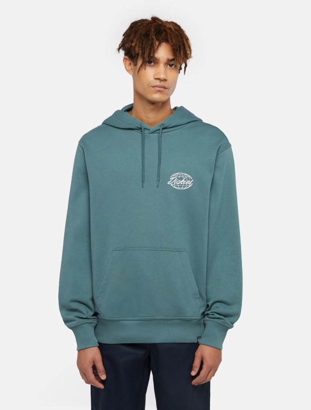 Dickies Dickies Globe Hoodie Lincoln Gree Ανδρικό Φούτερ Πράσινο