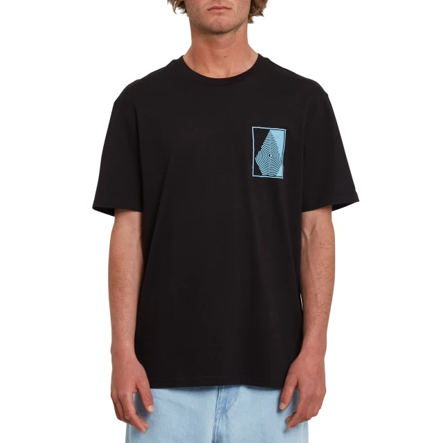 Volcom Poster Bsc Ss Ανδρικη Μπλουζα Μαυρη
