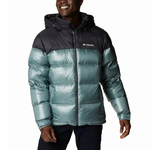 Columbia Bulo Point Ii Down Jacket Ανδρικο Μποyφαν Μαυρο Πρασινο