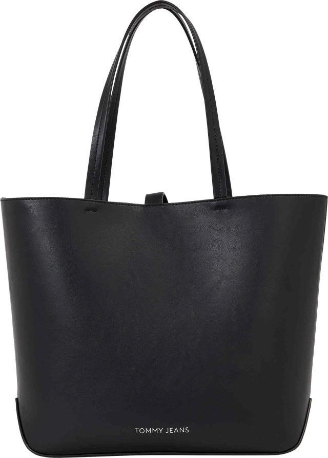 Tommy Hilfiger Tjw Ess Must Tote Γυναικεία Τσάντα Μαύρη