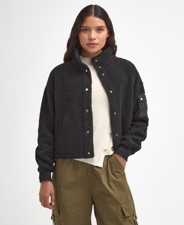 Barbour B.Intl Callie Fleece Bomber Γυναικείο Flleece Μαύρο