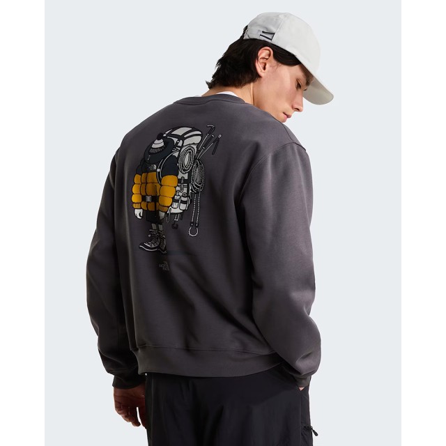 The North Face U Gear Up Get Out Rlx C Anthrac Ανδρικο Φουτερ Ανθρακι