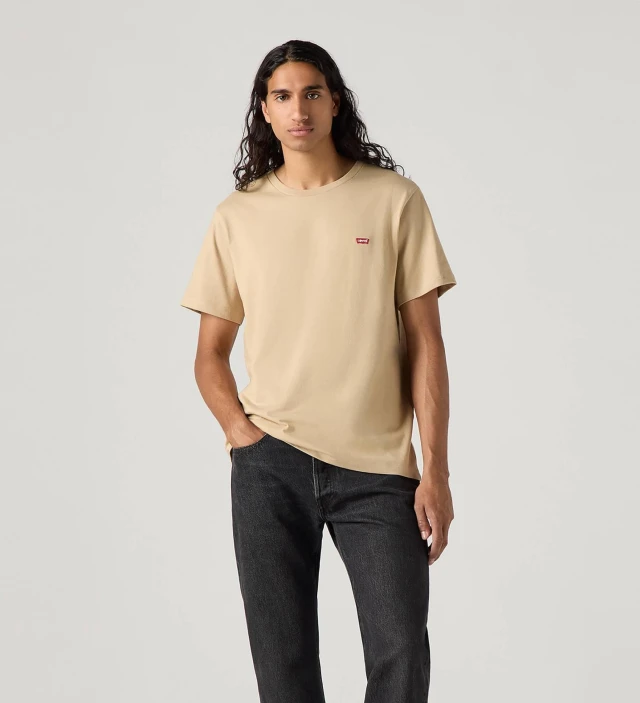 Levis Ss Original Hm Tee Tans Ανδρική Μπλούζα Μπεζ