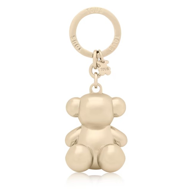 Tous Llavero Metal Bold Bear Dorado Γυναικείο Μπρελόκ Χρυσό