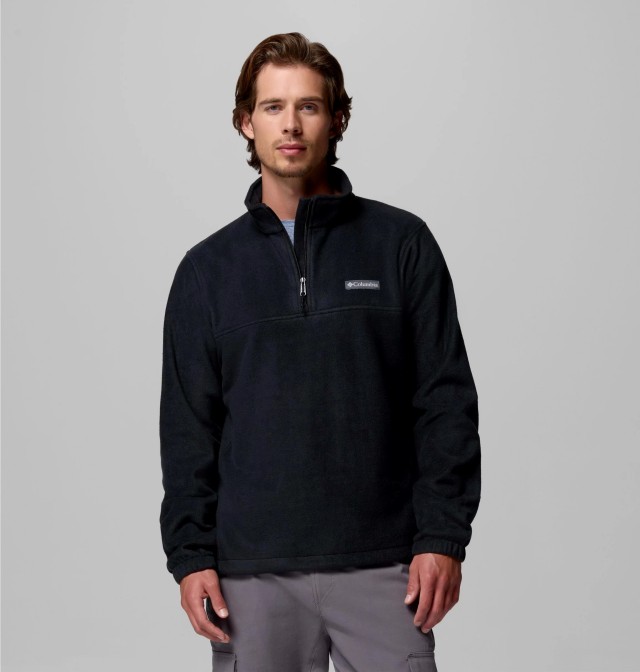 Columbia Steens Mountain™ Half Zip Ανδρικο Fleece Μαύρο