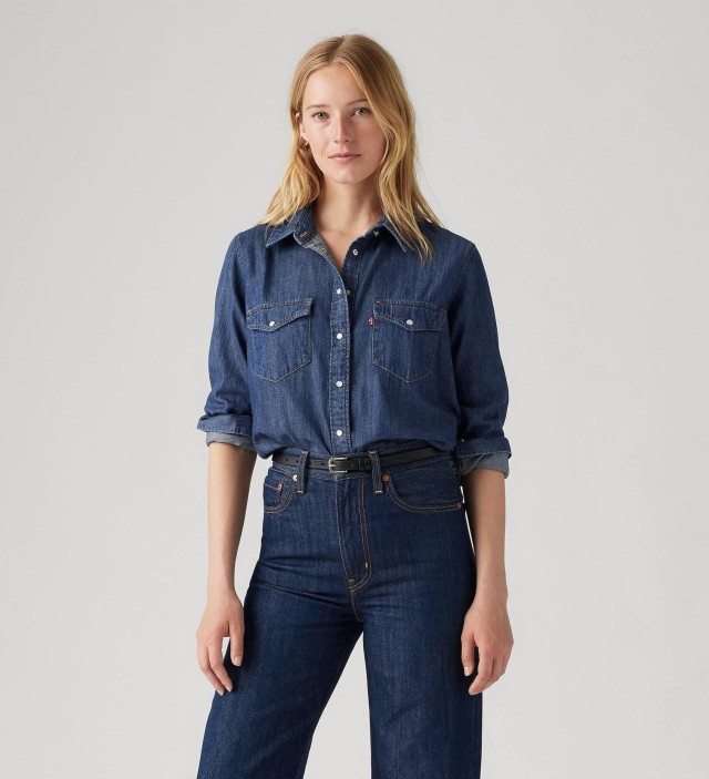 Levis Iconic Western Air Space 3 Γυναικείο Πουκάμισο Τζιν