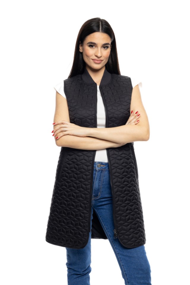 Biston  Γυναικειο Αμανικο Μπουφαν Μακρυ Μαυρο