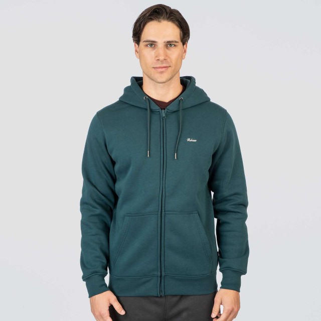 Rebase Ανδρικη Ζακετα Φουτερ Πετρολ