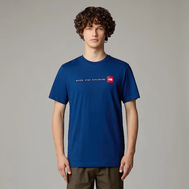 The North Face M S/S Never Stop Exploring Tee Ανδρική Μπλούζα Μπλε