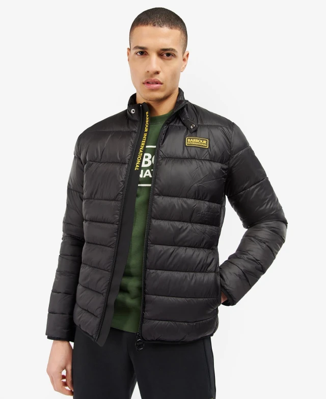 Mqu1576-Bk11 Barbour B.intl Essential Quilt Ανδρικο Μπουφαν Μαυρο