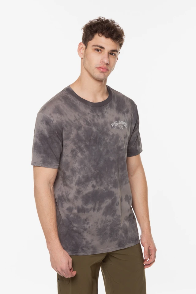 Billabong Arch Tie Dye Ss Ανδρικh Μπλουζα Μαυρη