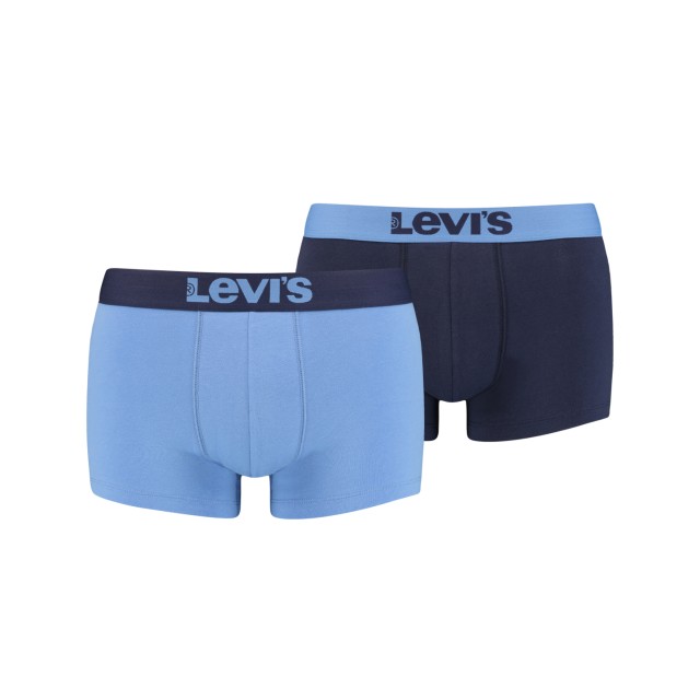 Levis Men Solid Basic Trunk 2P Ανδρικο Εσωρουχο Μπλε