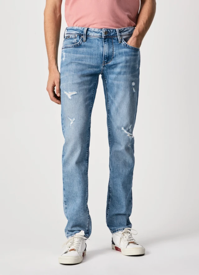 Pepe Jeans E1 Hatch Ανδρικο Παντελονι Τζιν
