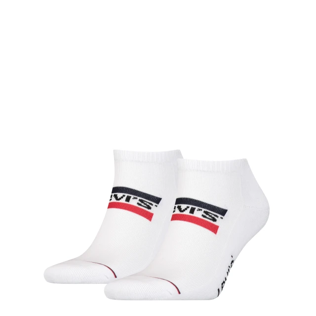 Levis Low Cut Sprtwr Logo 2p Κάλτσες Λευκές