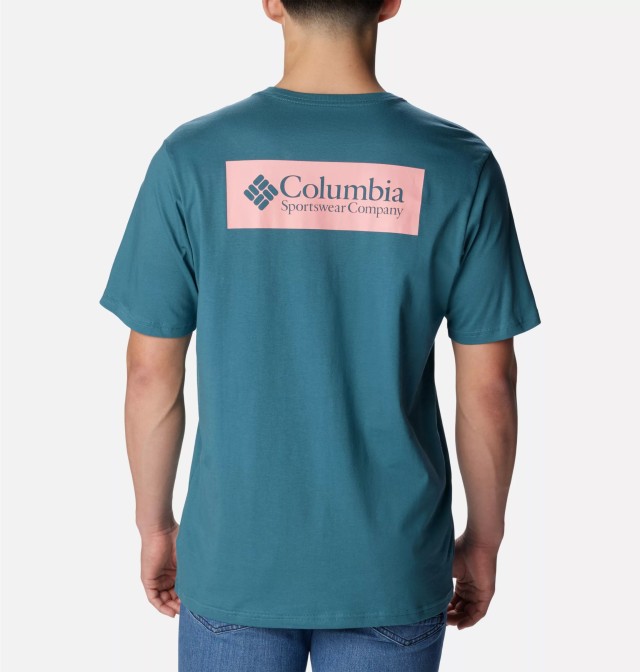 Columbia North Cascades™ Short Sleeve Tee Ανδρικη Μπλουζα Πετρολ