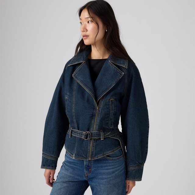 Levis 80s Bomber Med Indigo - Worn In Γυναικείο Μπουφάν Τζιν