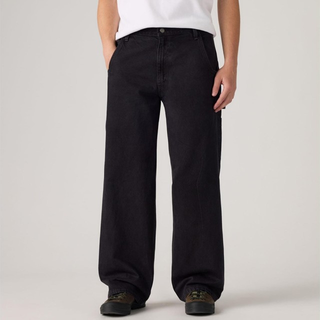 Levis Extra Baggy Utility Greens Ανδρικό Παντελόνι Τζιν Μαύρο