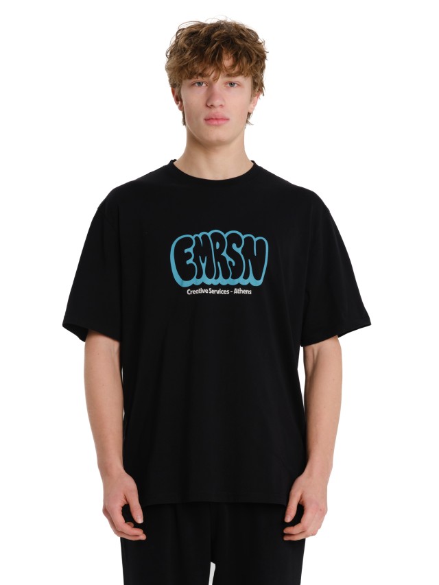 Emerson Mens s/s T-Shirt Ανδρική Μπλούζα Μαύρη
