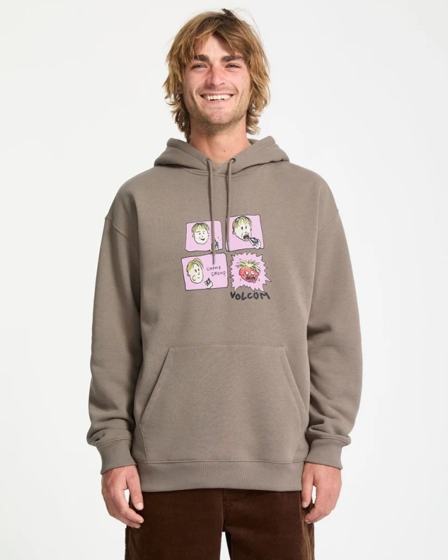 Volcom Chomp Chomp Po Ανδρικό Φούτερ Μπεζ