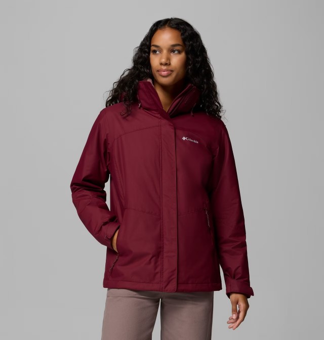 Columbia Bugaboo™ III Fleece Interchange Jacket Γυναικείο Μπουφάν Μπορντό