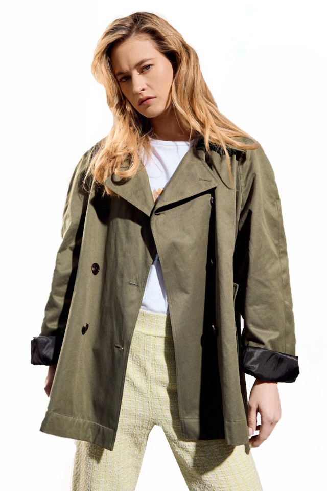 Biston  Γυναικεια Καπαρντινα Χακι