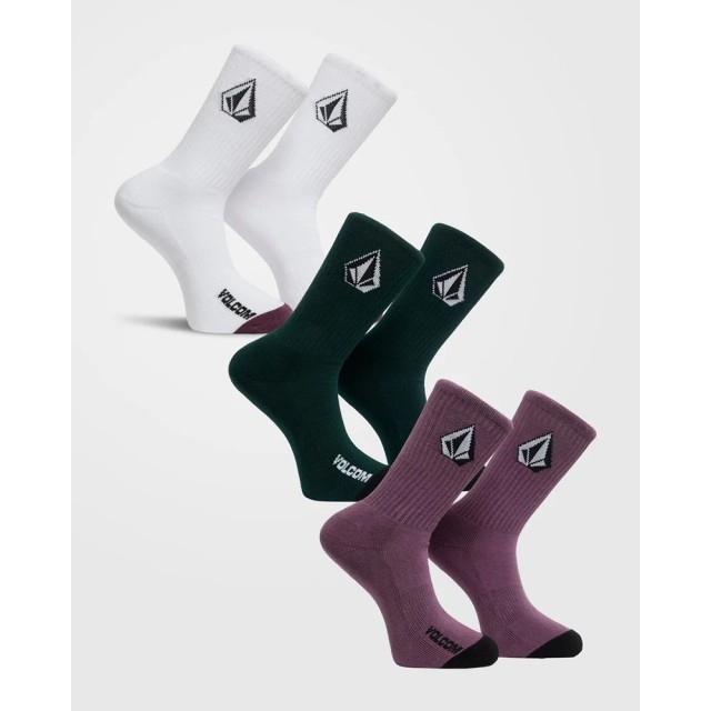 Volcom Full Stone Mix 3pk Ανδρικές Κάλτσες Multi