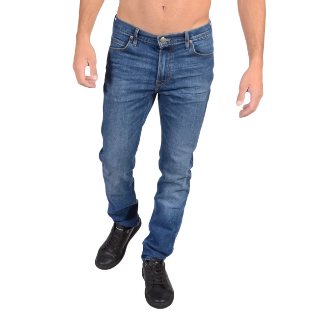 Lee Rider Mid Worn Ανδρικο Παντελονι Τζιν