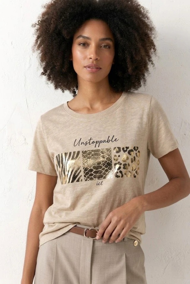 ARTIGLI T-SHIRT Γυναικεια Μπλουζα Μπεζ