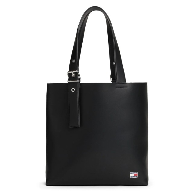 Tommy Hilfiger Tjw Cool Tote Bag Γυναικεία Τσάντα Μαύρη