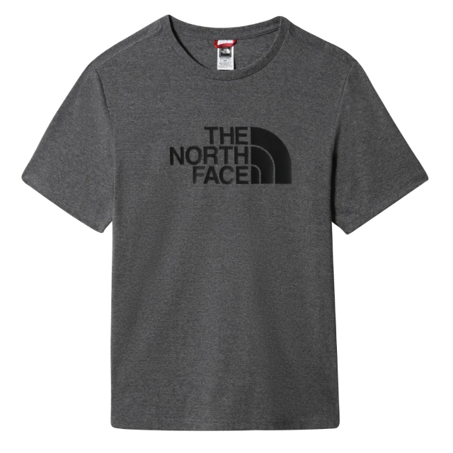 The Northface M S/S Easy Tee Tnfmdgyhtr Ανδρικη Μπλουζα Γκρι