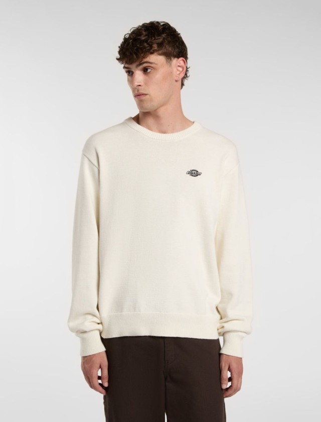 Dickies Summerdale Sweater Egret Ανδρικό Πλεκτό Μπεζ