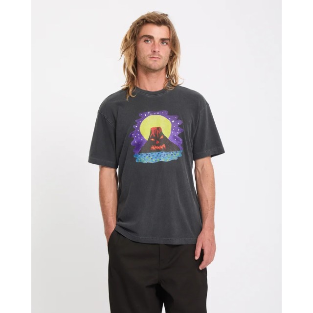 Volcom Ozzy 1 Sst Ανδρική Μπλούζα Μαύρη