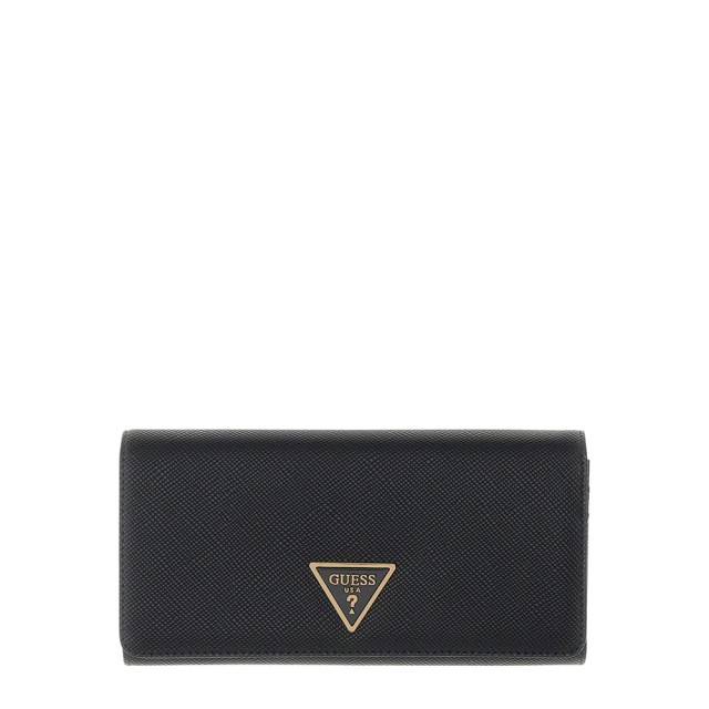 Guess Laurel Ii Slg Flap Organizer Γυναικείο Πορτοφόλι Mαύρο