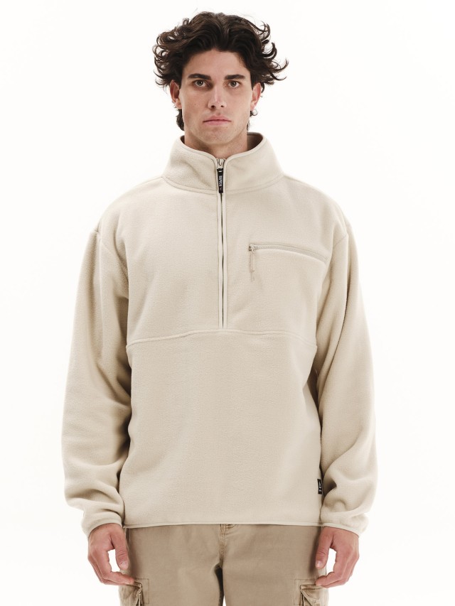 Emerson Mens Half Zip Fleece Ανδρικό Fleece Γκρι