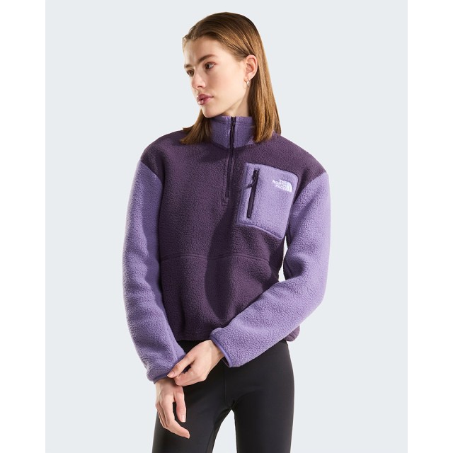 The North Face W yumiori 1/4 zip endless dusk/g Γυναικειο Fleece 1/4 Μωβ