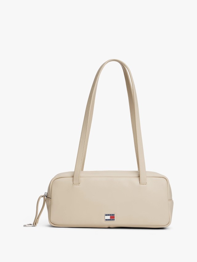 Tommy Hilfiger Tjw City Shoulder Bag Γυναικεία Τσάντα Μπεζ