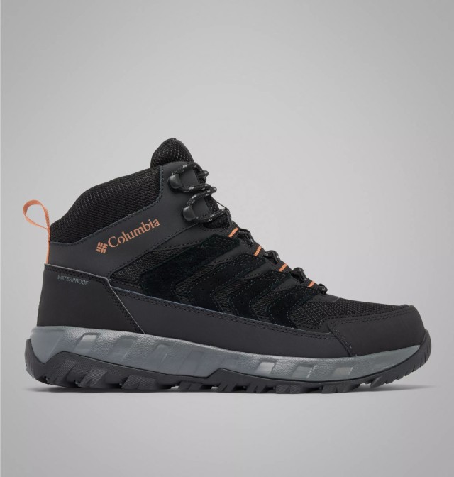 Columbia Strata Trail™ MID WP Ανδρικά Μποτάκια Μαύρα