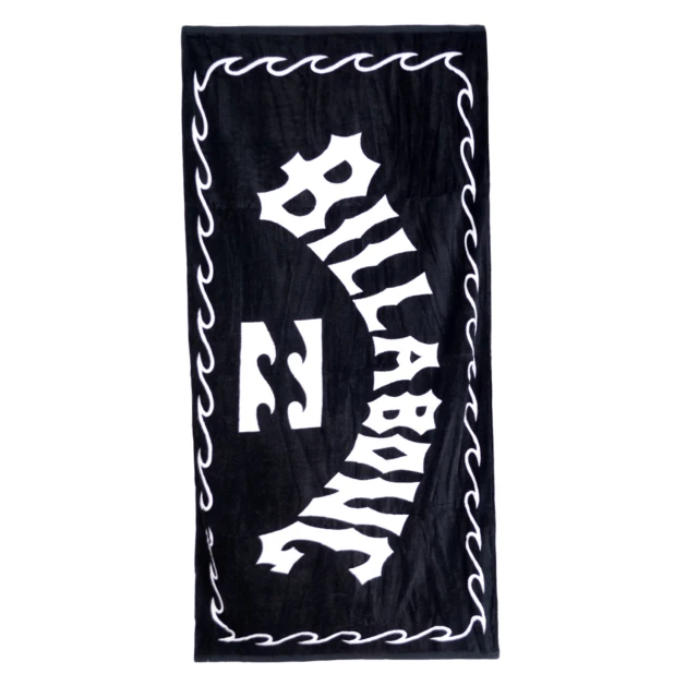 Billabong Arch Wave Towel Πετσετα Θαλασσησ Μαυρη 160Cm X 80Cm