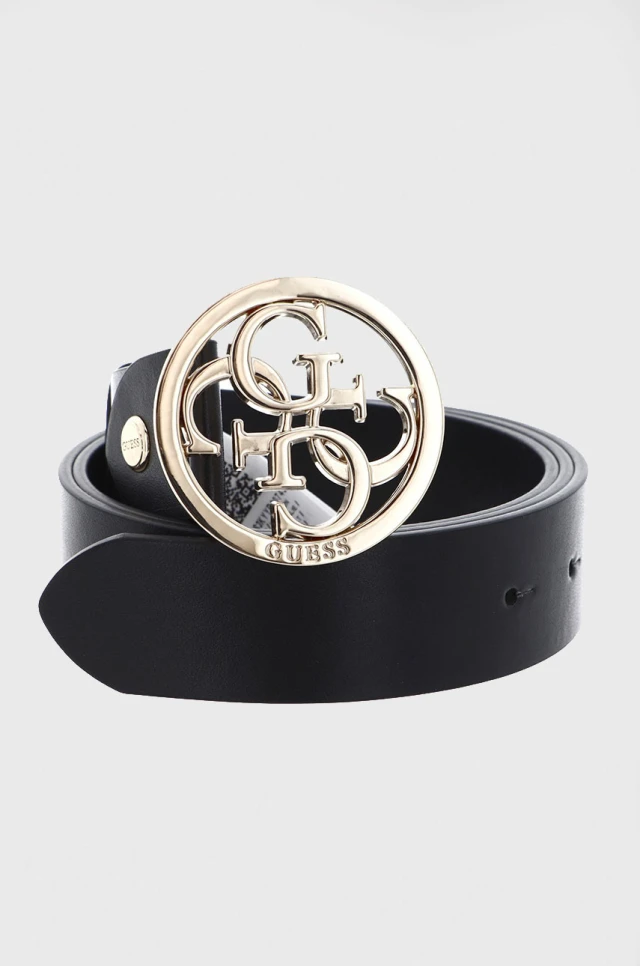 Guess Rev And Not Adjust Belt  Γυναικεία Ζώνη Μαύρη