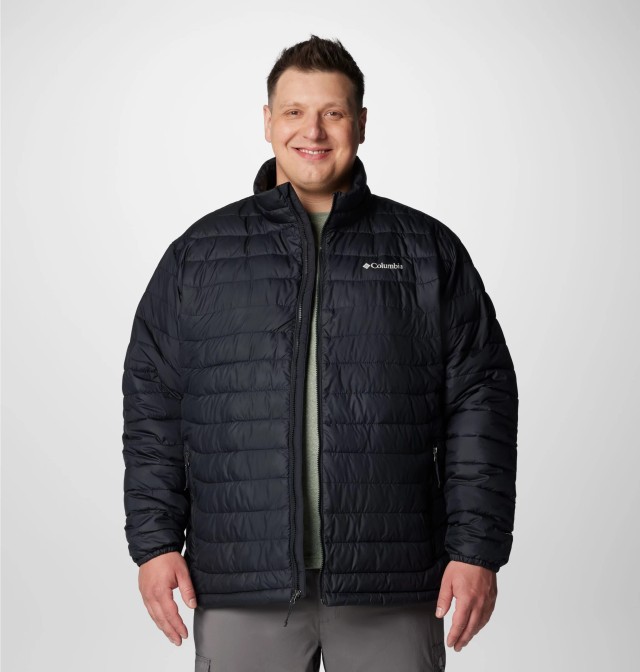 Columbia  Powder Lite™ II Jacket Ανδρικό Μπουφάν Μαύρο Plus Size