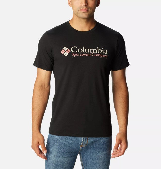 COLUMBIA CSC Basic Logo™ Short Sleeve Tee Ανδρικη Μπλουζα Μαυρο